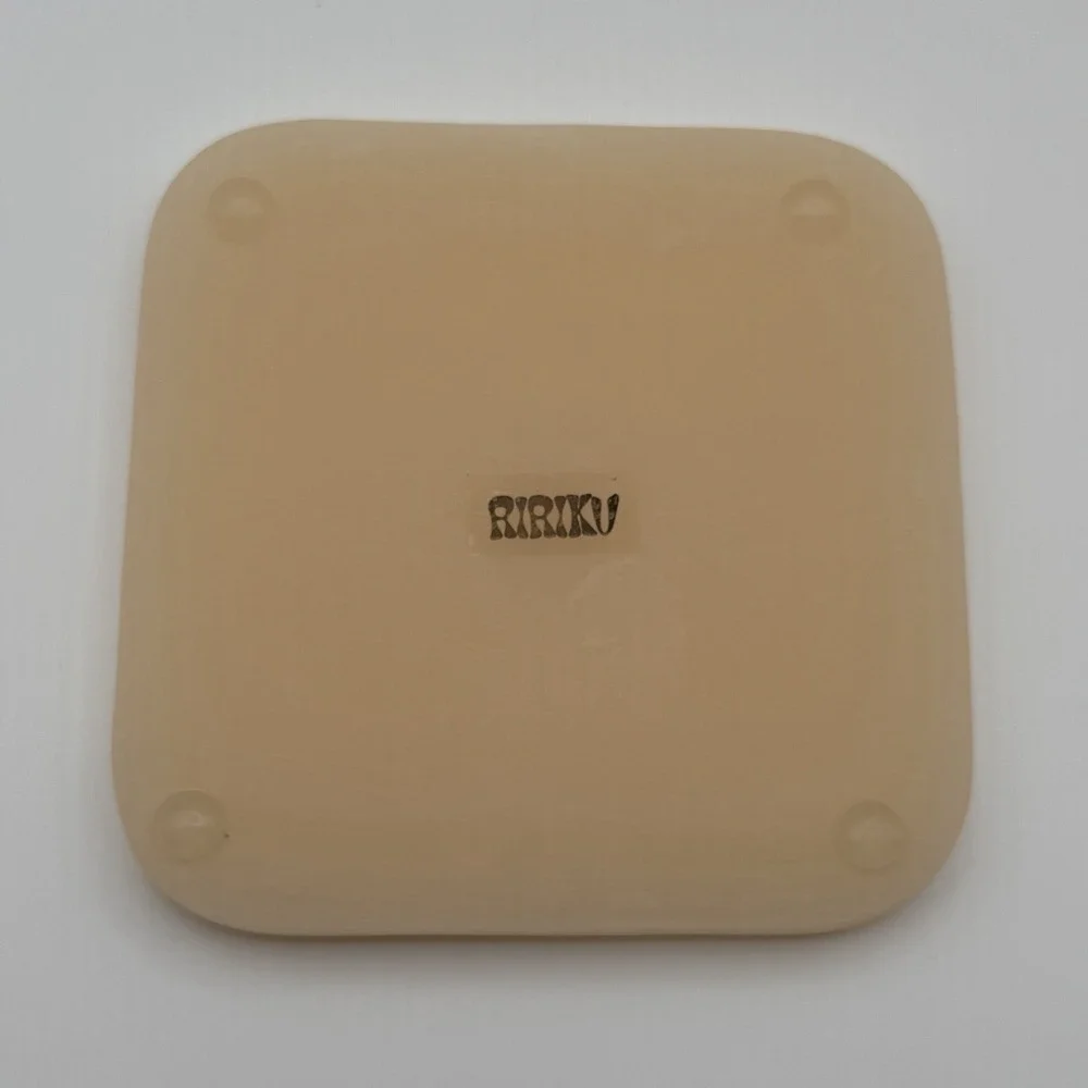 RiRiKu Resin Coasters‎ Set of 4 Square 4in Marbled New In Box